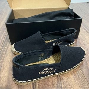 Saint Laurent Signature Espadrille Flats